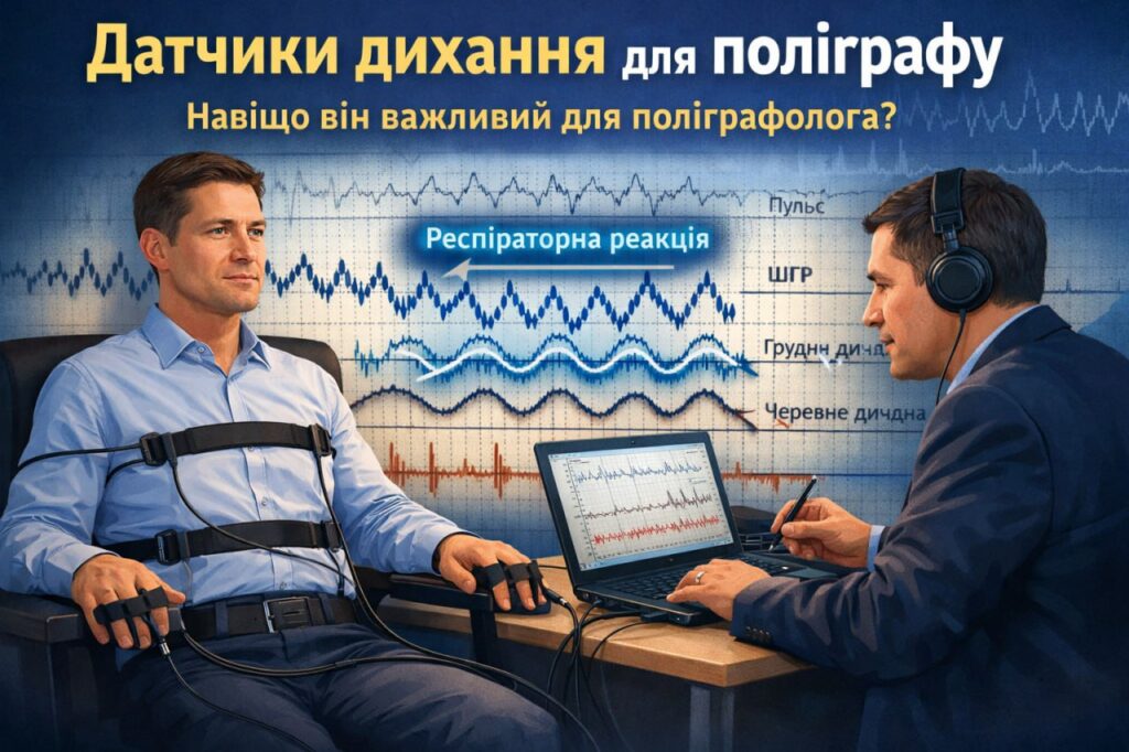 Датчик дихання для поліграфу